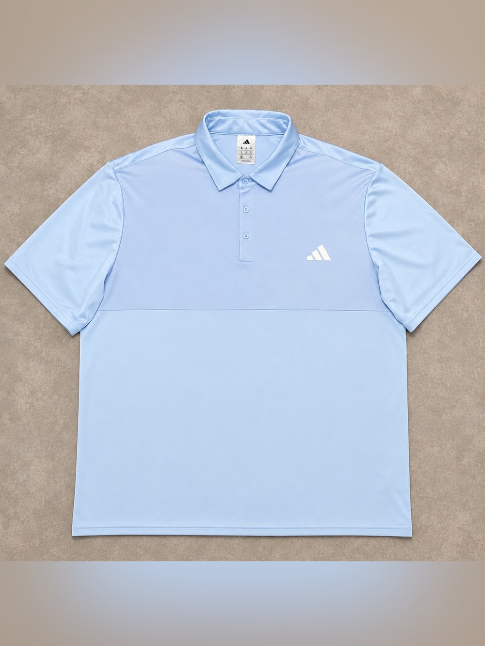 Adidas Golf Performance Polo Shirt Light Blue 2XL